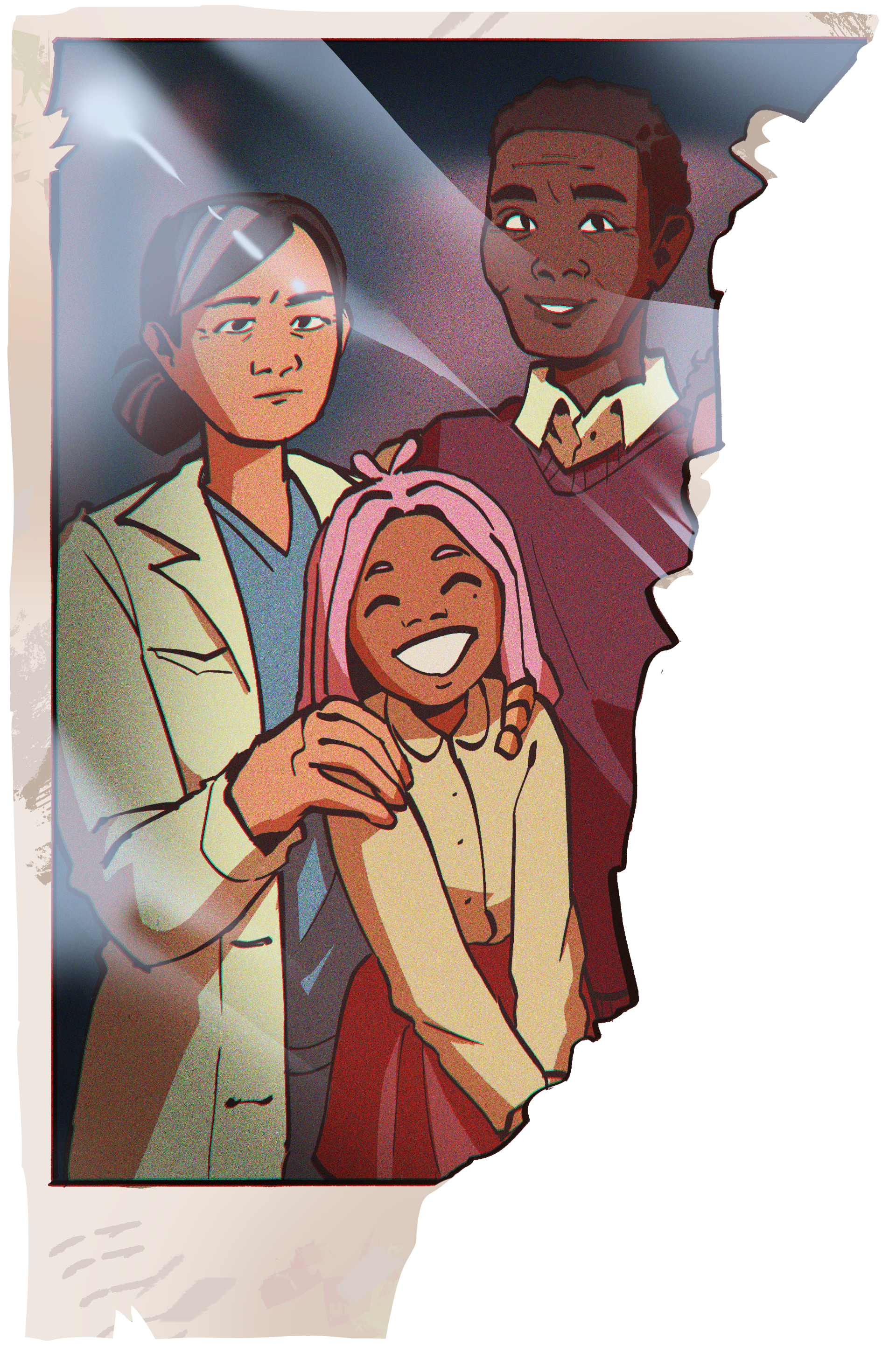 A photo of Niya's family